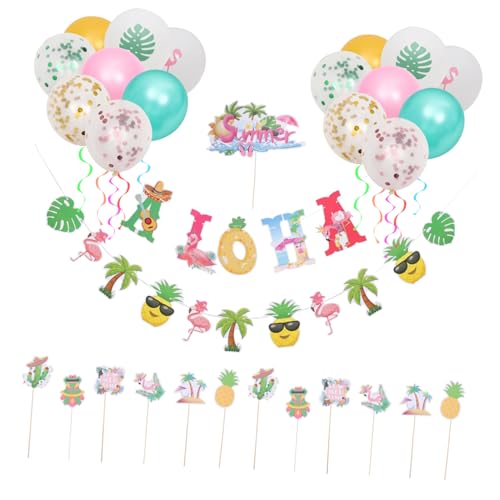 Toyvian 1 Set Birthday Balloon Cake Topper Banner Praktische -partei-lieferungen Toyvian 1 Set Birthday Balloon Cake Topper Banner Praktische -partei-lieferungen von Toyvian