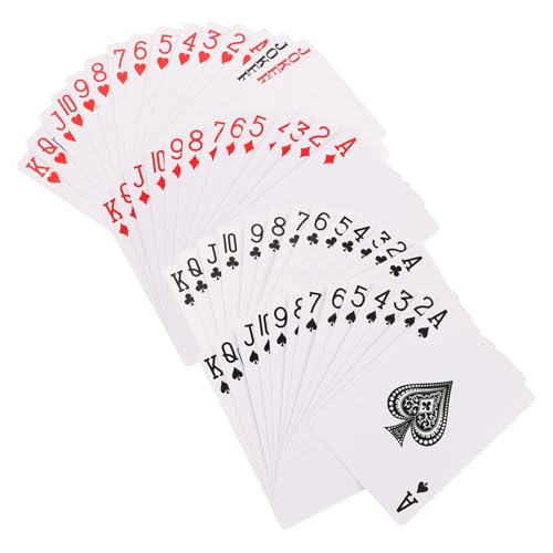 Toyvian Blanko Pokerkarten 1 Set Wärmeübertragung Unfertiges Spiel von Toyvian
