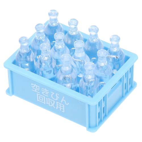 Toyvian 1 Set-Box Mini-soda Miniatur-sodaflaschen Küchenzubehör Für Puppenstuben Mini-cola Puppenhaus Dekoration Miniatur-Bierflaschen Mini-weinflaschen Plastik Getränke Saft Flasche Kind von Toyvian