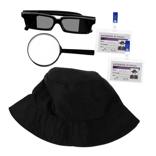 Toyvian 1 Set Detektiv Partyspielzeug Geburtstagsdekorationen Männer Gangster Halloween Kostüm Schutzbrille Unterwasser Kostüme Detektiv Set Für Lustiger Fedora Hut Für Jungen Toyvian 1 Set Detektiv Partyspielzeug Geburtstagsdekorationen Männer Gangster Halloween Kostüm Schutzbrille Unterwasser Kostüme Detektiv Set Für Lustiger Fedora Hut Für Jungen von Toyvian
