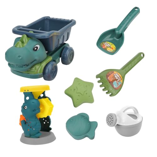Toyvian 1 Set Dinosaurier ATV LKW Dinosaurier Strand Sand Strand Sommer Kunststoff von Toyvian