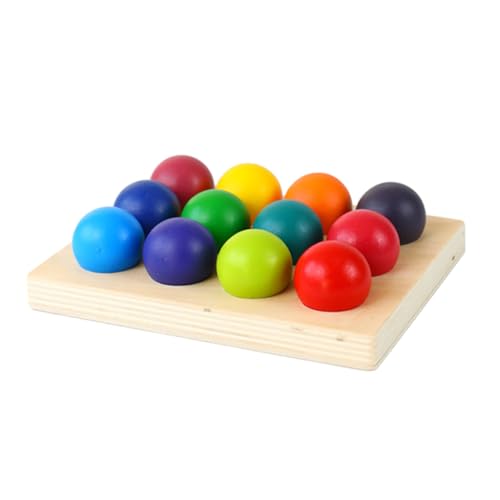 Toyvian 1 Set Früherziehung Holzsport Holz Regenbogen 12 Farben Kognitive Bunte Bausteine Frühes Lernen Farbtafel Toyvian 1 Set Früherziehung Holzsport Holz Regenbogen 12 Farben Kognitive Bunte Bausteine Frühes Lernen Farbtafel von Toyvian