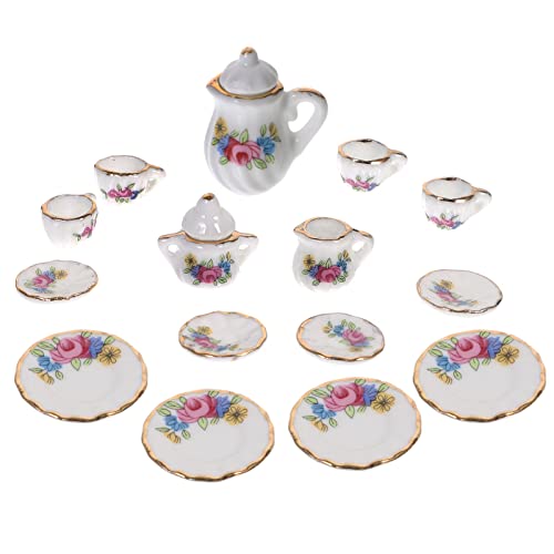 Toyvian 1 Set Geschirrset Teeservice Modell Küchenbesteck Spaß Pädagogische Mini Puppenteller Rollenspiel Für Das Mini Teetasse Miniatur Küchenzubehör Keramik Toyvian 1 Set Geschirrset Teeservice Modell Küchenbesteck Spaß Pädagogische Mini Puppenteller Rollenspiel Für Das Mini Teetasse Miniatur Küchenzubehör Keramik von Toyvian