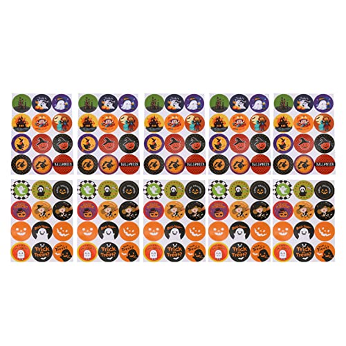 Toyvian 1 Set Halloween Aufkleber Cartoon Aufkleber Kürbis Aufkleber Halloween Zubehör Fensterdekoration Halloween DIY Aufkleber Halloween Kürbis Aufkleber Halloween Aufkleber von Toyvian