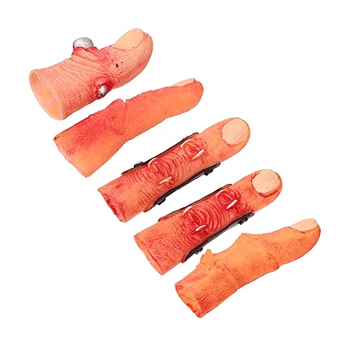 Toyvian 1 Set Halloween Durchtrennt Finger Handschuhe Finger Stall Finger Falsche Finger Gefälschte Finger Kunststoff Toyvian 1 Set Halloween Durchtrennt Finger Handschuhe Finger Stall Finger Falsche Finger Gefälschte Finger Kunststoff von Toyvian