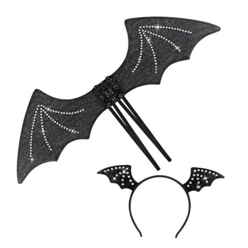 Toyvian 1 Set Halloween Teufel Fledermaus Kostüm Set Cosplay Fledermaus Flügel Und Haarband Zubehör Kleine Fledermaus Stirnband Kostüm Zubehör Toyvian 1 Set Halloween Teufel Fledermaus Kostüm Set Cosplay Fledermaus Flügel Und Haarband Zubehör Kleine Fledermaus Stirnband Kostüm Zubehör von Toyvian