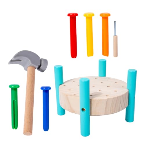 Toyvian Vorschulbedarf Jungen Und Mädchen Nageln Hämmerte Tisch Spielzeug Hammer Pädagogisches Spielzeug Toyvian Vorschulbedarf Jungen Und Mädchen Nageln Hämmerte Tisch Spielzeug Hammer Pädagogisches Spielzeug von Toyvian