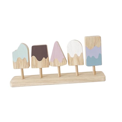 Toyvian 1 Set Holz Eiscreme Modell Simulation Dessert Holzspielhaus Requisite Toyvian 1 Set Holz Eiscreme Modell Simulation Dessert Holzspielhaus Requisite von Toyvian