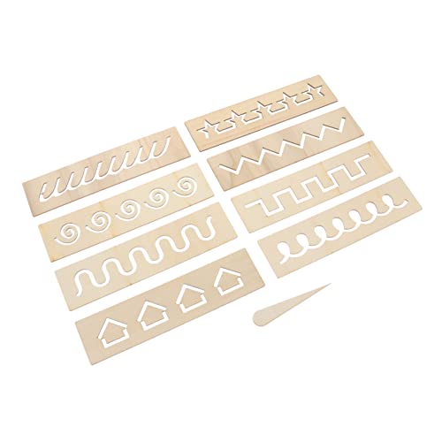 Toyvian 1 Set Holz Übungsbrett Kinderspielzeug Holzschreibtafel Lehrmittel Frühpädagogisches Bildung Nachverfolgungsbrett Kinderschreibtafel Kindererkennungsspielzeug Toyvian 1 Set Holz Übungsbrett Kinderspielzeug Holzschreibtafel Lehrmittel Frühpädagogisches Bildung Nachverfolgungsbrett Kinderschreibtafel Kindererkennungsspielzeug von Toyvian