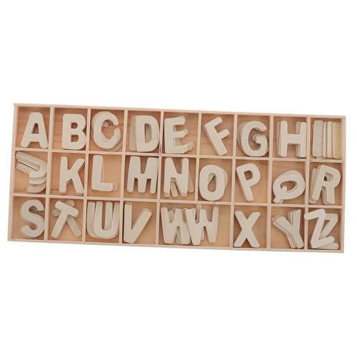 Toyvian Lernspielzeug Aus Holz Für Das Alphabet – Ausschnitte Unbehandelte Holzbuchstaben Für Kinder Mit Ablagefach Und Toyvian Lernspielzeug Aus Holz Für Das Alphabet – Ausschnitte Unbehandelte Holzbuchstaben Für Kinder Mit Ablagefach Und von Toyvian