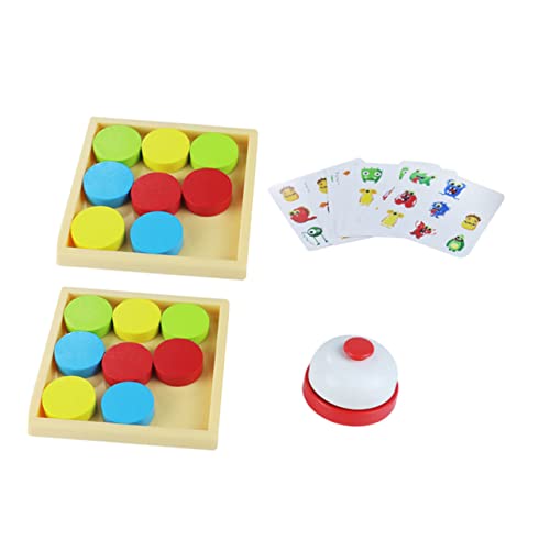 Toyvian 1 Set Kampfspielzeug Für Kleinkinder Logik Trainingsspielzeug Schiebeblock Lernspielzeug Eltern Kind Pk Farberkennungsspielzeug Pk Brettspielspielzeug Buntes Holz von Toyvian