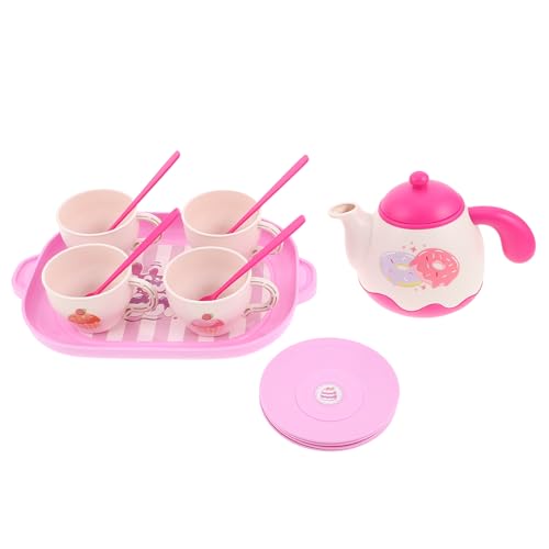 Toyvian 1 Set Kinder-Nachmittagstee-Set, Kunststoff-Teezeit-Spielset mit Teekannentassen, Rollenspiel-Küchenzubehör für Kleinkinder, Mädchen, Spielzeug, Geburtstagsgeschenk Toyvian 1 Set Kinder-Nachmittagstee-Set, Kunststoff-Teezeit-Spielset mit Teekannentassen, Rollenspiel-Küchenzubehör für Kleinkinder, Mädchen, Spielzeug, Geburtstagsgeschenk von Toyvian