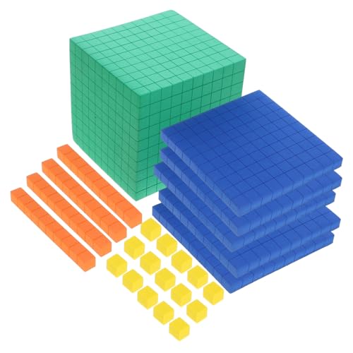 Toyvian 1 Set Mathe Würfel Zählblöcke Für Lernen Lehrmaterial Mathe Block Für Mathe Lernwürfel Mathe Lernblöcke Mathe Lernmaterial Mathe Zählblock Eva von Toyvian