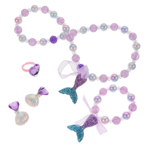 Toyvian 1satz Cartoon Meerjungfrau Schmuck Für Beaded Halskette Armband Und Ohrringe Accessoires Für Partys Und Kostüme Teiliges Toyvian 1satz Cartoon Meerjungfrau Schmuck Für Beaded Halskette Armband Und Ohrringe Accessoires Für Partys Und Kostüme Teiliges von Toyvian