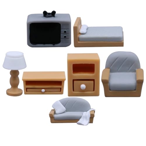 Toyvian 1 Set Mikro Landschaftsmöbel Ornamente Zum Basteln Ornamente Für Kindermodelle Mini Ornament Miniaturmöbel Fernsehschrankmodell Puppenhausmöbel Miniaturschrank von Toyvian