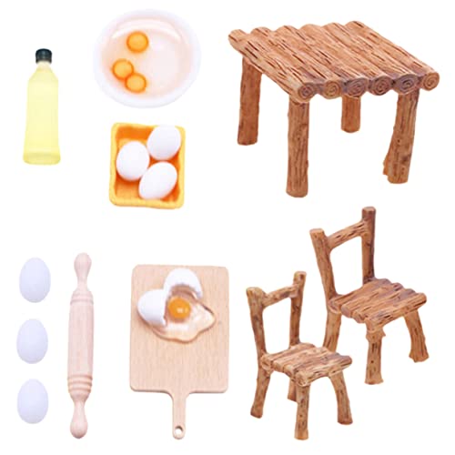 Toyvian 1satz Miniatur Küchenzubehör Puppenhaus Esszimmer Mit Stuhl Und Tisch Realistische Küchenutensilien Für Miniatur Szenen Für Kreativspielzeug Und Miniaturliebhaber Toyvian 1satz Miniatur Küchenzubehör Puppenhaus Esszimmer Mit Stuhl Und Tisch Realistische Küchenutensilien Für Miniatur Szenen Für Kreativspielzeug Und Miniaturliebhaber von Toyvian