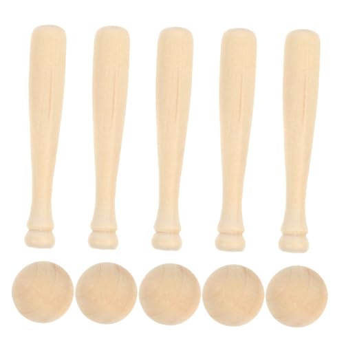 Toyvian Unvollendete Miniatur-baseballschläger Und 10er-Set Mini-baseballschläger Aus Holz Bastelset Baseballschläger-malerei Toyvian Unvollendete Miniatur-baseballschläger Und 10er-Set Mini-baseballschläger Aus Holz Bastelset Baseballschläger-malerei von Toyvian