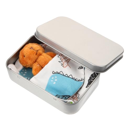 Toyvian 1 Set Mini-stoffbären in Einer Box, Mini-bär, Kleiner Plüschbär, Kleiner Taschenbär von Toyvian