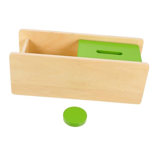 Toyvian Frühpädagogisches Set Mit Babybox Feinmotorik-Spielzeug Für Kleinkinder Holzspielzeug Für Kinder von Toyvian