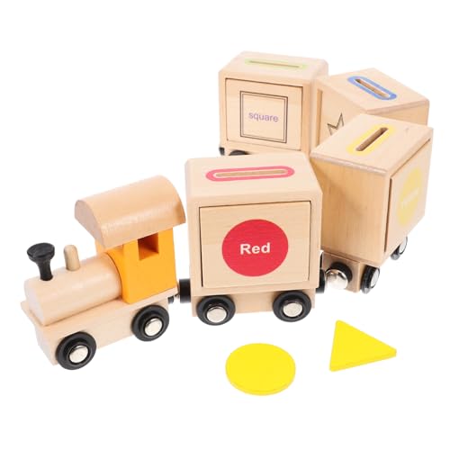 Toyvian 1 Set Passendes Sensorisches Spielzeug Cartoon Magnetisches Hölzernes Zugspielzeug Für Kinder Toyvian 1 Set Passendes Sensorisches Spielzeug Cartoon Magnetisches Hölzernes Zugspielzeug Für Kinder von Toyvian