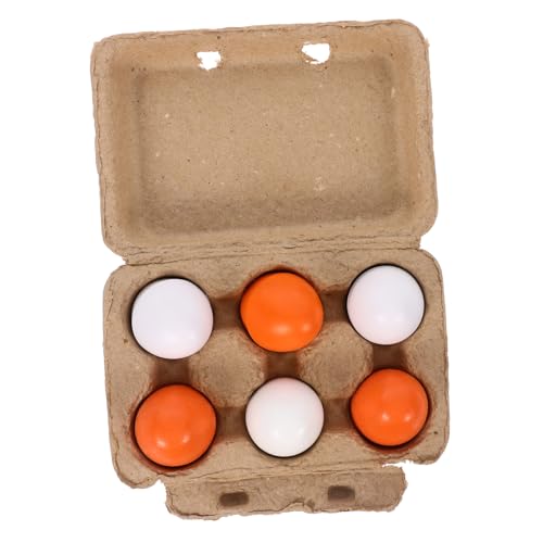Toyvian 1 Set Pretend Play Küche Spielzeug Faux Ei Spielzeug Gefälschte Lebensmittel Modell Ei Karton Simulation Ei Prop Toyvian 1 Set Pretend Play Küche Spielzeug Faux Ei Spielzeug Gefälschte Lebensmittel Modell Ei Karton Simulation Ei Prop von Toyvian
