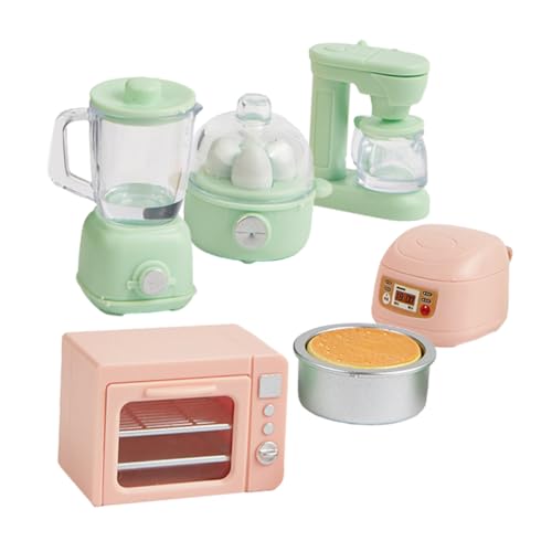 Toyvian Puppenhaus Miniaturen Mini Küche Layout Szene Requisiten Dekorative Werkzeuge von Toyvian