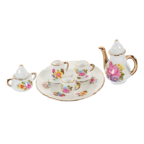 Toyvian 1 Set Puppenhaus Teeservice Miniatur Teetasse Teetasse Teller Teezeit Puppenhaus Küchenzubehör Mini Tassen Ornament Rollenspiel Zubehör Mini Toyvian 1 Set Puppenhaus Teeservice Miniatur Teetasse Teetasse Teller Teezeit Puppenhaus Küchenzubehör Mini Tassen Ornament Rollenspiel Zubehör Mini von Toyvian