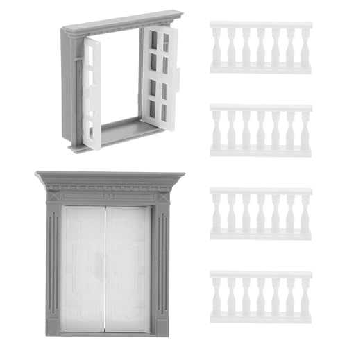 Toyvian 1 Set Puppenhaustür: Miniatur-Bausatz, DIY-Puppenhaus mit detaillierten Tür-, Fenster- und Zaunelementen – Kreatives Handwerk für Heimdekoration, Bildungsprojekte, Ausstellungen Toyvian 1 Set Puppenhaustür: Miniatur-Bausatz, DIY-Puppenhaus mit detaillierten Tür-, Fenster- und Zaunelementen – Kreatives Handwerk für Heimdekoration, Bildungsprojekte, Ausstellungen von Toyvian