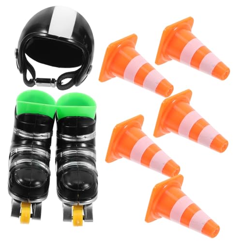 Toyvian 1satz Miniatur-eisbahn-Dekoration Mit Skates Helm Und Straßensperre Für Miniaturlandschaften Und Puppenhauszubehör Outdoor- Toyvian 1satz Miniatur-eisbahn-Dekoration Mit Skates Helm Und Straßensperre Für Miniaturlandschaften Und Puppenhauszubehör Outdoor- von Toyvian