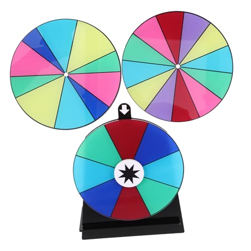 Toyvian 1 Set Roulette Spiel Erstaunliches Roulette Hängendes Spinnrad Großes Preisrad Spinnendes Preisrad Tischplatte Acryl von Toyvian