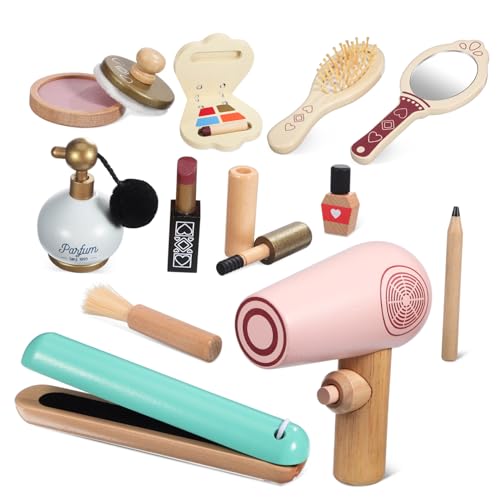 Toyvian 1 Set Schminkset Für Mädchen Make Up Für Mädchen Make Up Für Kleinkinder Make Up Spielspielzeug Salon Set Für Mädchen Schminkset Für Mädchen Aus Holz von Toyvian