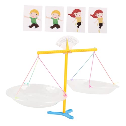 Toyvian 1 Set Selbstgemachtes Waagen Spiele Kit Wissenschaftliche Pädagogische Bastelbänder Webstuhl Waagewaage Montagespielzeug Interaktives Kinderspielzeug Waagemodell Handgemachte von Toyvian