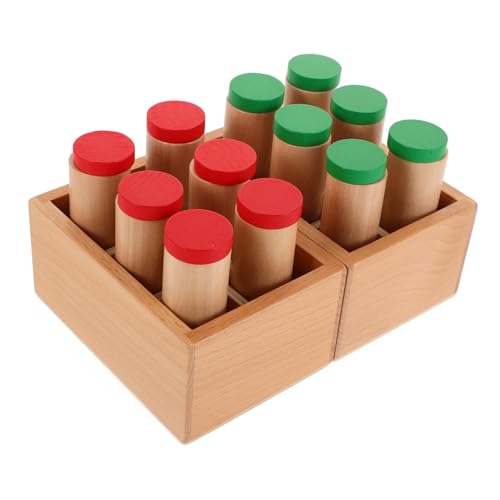 Toyvian 1 Set Sensorische Seifenblasenboxen Auditives Sensorisches Montessori Materialien Montessori Zylinderblöcke Regenmacher Rhythmusstäbe Für Sensorische Röhre Sensorisches von Toyvian