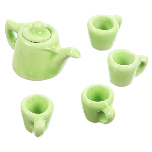 Toyvian 1 Set Set Mini Tee Tassen Licht Grün Miniatur Dinge Pretend Zubehör Keramik Faux Toyvian 1 Set Set Mini Tee Tassen Licht Grün Miniatur Dinge Pretend Zubehör Keramik Faux von Toyvian