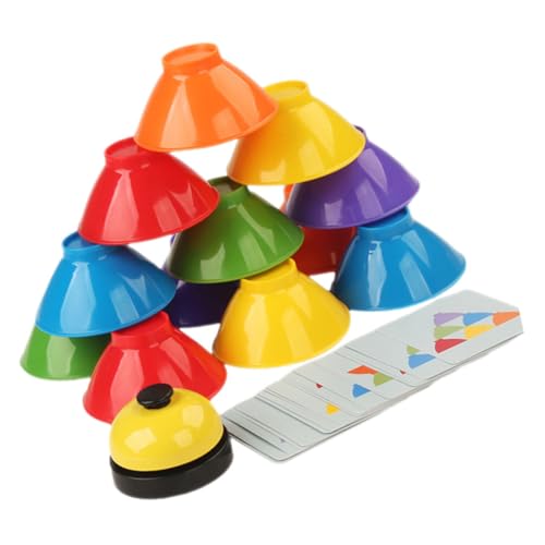 Toyvian Stapelbecher-Spielzeug - Stapelbecher Baby - Sensorisches Spielzeug - Lernspielzeug Für Kinder von Toyvian