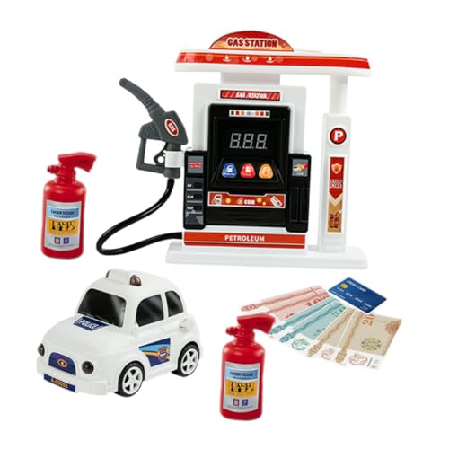 Toyvian 1satz Gasstation Spielzeugmodell Für Junge Mädchen Mit Tankstelle Auto Realistische Simulation Für Rollenspiele Lernspielzeug Für Jungen Und Mädchen Ohne Batterie Für Zuhause von Toyvian