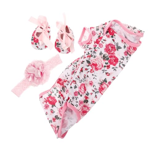 Toyvian Neugeborenen Baby Puppe Outfits Baby Mädchen Strampler Set Puppe Kleidung Schuhe Stirnband 0-2 Jahre Toyvian Neugeborenen Baby Puppe Outfits Baby Mädchen Strampler Set Puppe Kleidung Schuhe Stirnband 0-2 Jahre von Toyvian