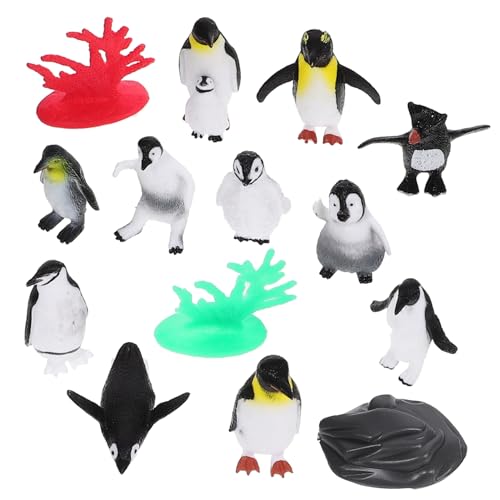 Toyvian 1 Set Tierhandwerk Pinguinspielzeug Für Mikrolandschaften Kleine Pinguinfiguren Aus Kunststoff Kleines Pinguinmodell Aus Kunststoff von Toyvian