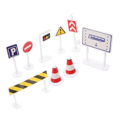 Toyvian Frühlernspielzeug Verkehrszeichen-Set Ampelschilder Für Jungen Und Mädchen Spielset Mini-verkehrszeichen Kompakt Und Stabil Weiß Toyvian Frühlernspielzeug Verkehrszeichen-Set Ampelschilder Für Jungen Und Mädchen Spielset Mini-verkehrszeichen Kompakt Und Stabil Weiß von Toyvian