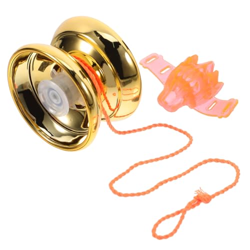 Toyvian 1 Set Zappelspielzeug Kleinkind Zappeln Kinderspielzeug Ball Outdoor Für Kleine Jo Jos Lustige Jo Jos Nicht Reagierendes Jo Jo Professionelle Aluminiumlegierung Golden von Toyvian