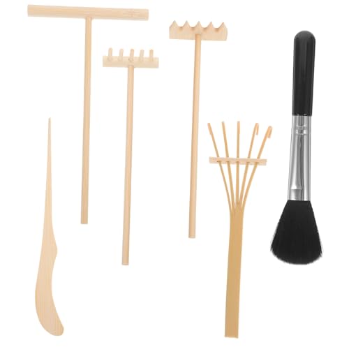 Toyvian 1satz Mini Zen Garten Rake Teiliges Tool Kit Für Meditation Und Dekoration Enthält Fünf Zinkenrechen Schaufel Und Pinsel Für Schreibtisch Schlafzimmer Und Büro Toyvian 1satz Mini Zen Garten Rake Teiliges Tool Kit Für Meditation Und Dekoration Enthält Fünf Zinkenrechen Schaufel Und Pinsel Für Schreibtisch Schlafzimmer Und Büro von Toyvian