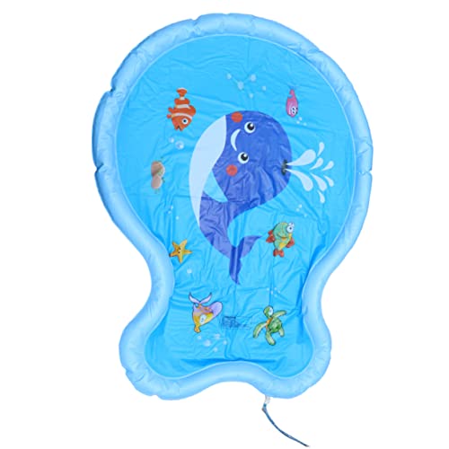Toyvian 1 Stück Aufblasbares Wassersprühkissen Outdoor draußen Wasserspielzeug für Kleinkinder Schwimmbad sprühen matten Rasen Mattensprinkler Blue Toyvian 1 Stück Aufblasbares Wassersprühkissen Outdoor draußen Wasserspielzeug für Kleinkinder Schwimmbad sprühen matten Rasen Mattensprinkler Blue von Toyvian