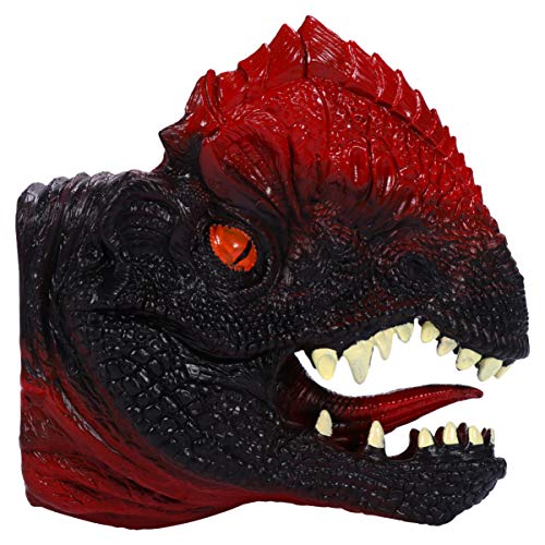 Toyvian 1 Stück Dinosaurier-Handpuppe handpuppe Dino Handpuppe mit Dinosaurierkopf Handpuppe für Kindergeburtstage Dinosaurier -Handpuppe Tierhandpuppe rot von Toyvian