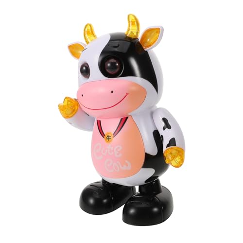 Toyvian 1 Stück Elektrische Kälber Kinderspielzeug Children ' s Music and Dance Toy Toys Spielzeuge elektrisches tanzendes Vieh Musikalisches Gesangsspielzeug Plastik von Toyvian