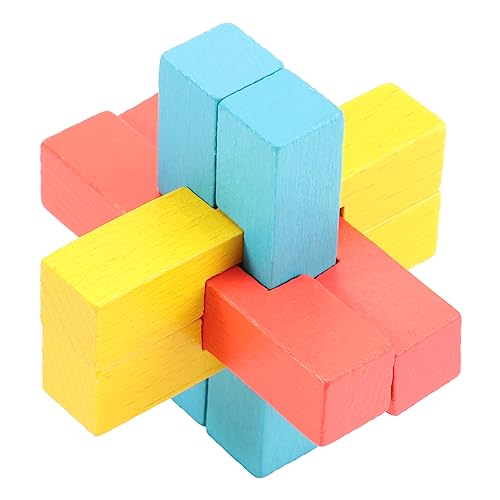 Toyvian 1 Stück Farbiges Kongming-Schloss Puzzle für holzrätsel gesselschafftsspiele holzspielzeug Luban-Schloss freischalten Kinderspielzeug hölzern Colorful Toyvian 1 Stück Farbiges Kongming-Schloss Puzzle für holzrätsel gesselschafftsspiele holzspielzeug Luban-Schloss freischalten Kinderspielzeug hölzern Colorful von Toyvian