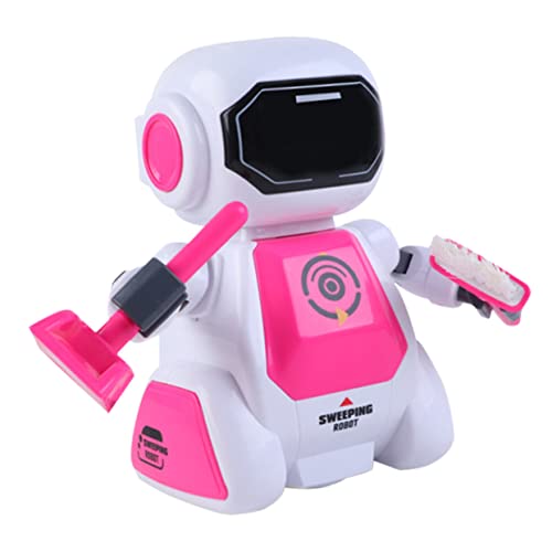 Toyvian 1 Stück Früherziehungsroboter Gehendes Roboterspielzeug Kreatives Für Jungen Rotierender Elektronischer Roboter Rotierende Roboter Für Fegender Roboter Abs Rosa von Toyvian