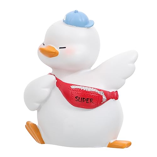 Toyvian 1 Stück Harz Ornamente Enten Für Mini Enten Weich Niedlich Stehend Tierfiguren Innendekoration Kleine Enten Streich Dekorationen Für Babys Kleines Fürs Auto Enten von Toyvian