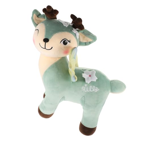 Toyvian 1 Stück Hirsch Puppe Schlafzimmer Room Decoration The Present Edith Eger Hirsch Dekoration kopfkisse Soft Toy Plüschgefüllter gefüllte Puppe Plüschkissen PP Baumwolle Green Toyvian 1 Stück Hirsch Puppe Schlafzimmer Room Decoration The Present Edith Eger Hirsch Dekoration kopfkisse Soft Toy Plüschgefüllter gefüllte Puppe Plüschkissen PP Baumwolle Green von Toyvian