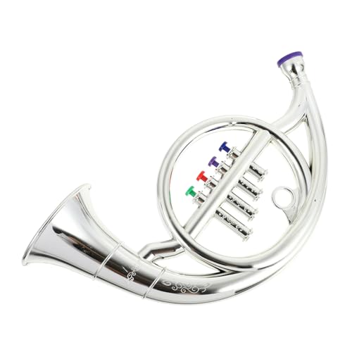 Toyvian Realistisches Waldhornspielzeug Für Jungen Und Mädchen Simuliertes Horn Performance-Requisiten Hornspielzeug Für Jungen Und Mädchen Waldhornspielzeug Lerninstrument von Toyvian
