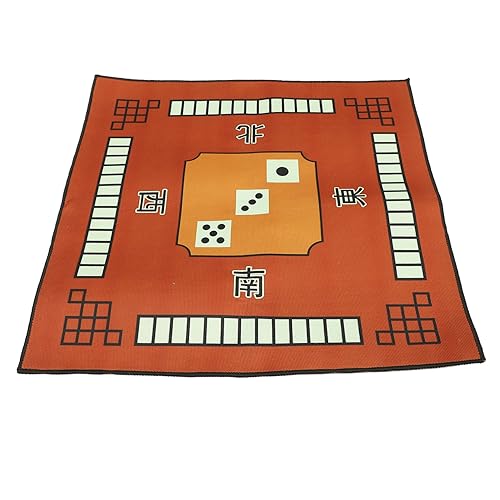 Toyvian 1 Stück Mahjong-Tischdecke Mahjong-Tischmatte Abdeckung für Tischspiele Spieltischabdeckung pokerauflage Poker Matte Spielkissen Majiang Tischmatten Flanell (Polyesterfaser) Coffee von Toyvian